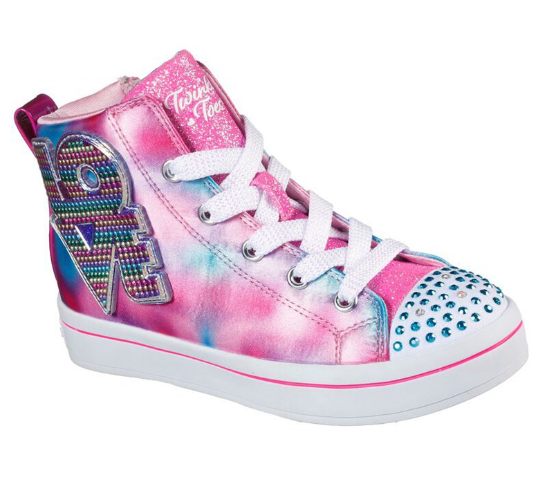 Skechers Flickor Rosa/Olika Färger Sneakers - Twinkle Toes: Twi-Lites - Love Shines - Sverige (EPTVR